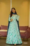 Lucaya Vol 24 By Lucaya Heavy Air Tex Chinon Printed Gown Exporters In India